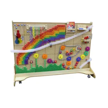 MASTERKIDZ Wolnostojąca Tablica Naukowa Kreatywna STEM 166 x 125