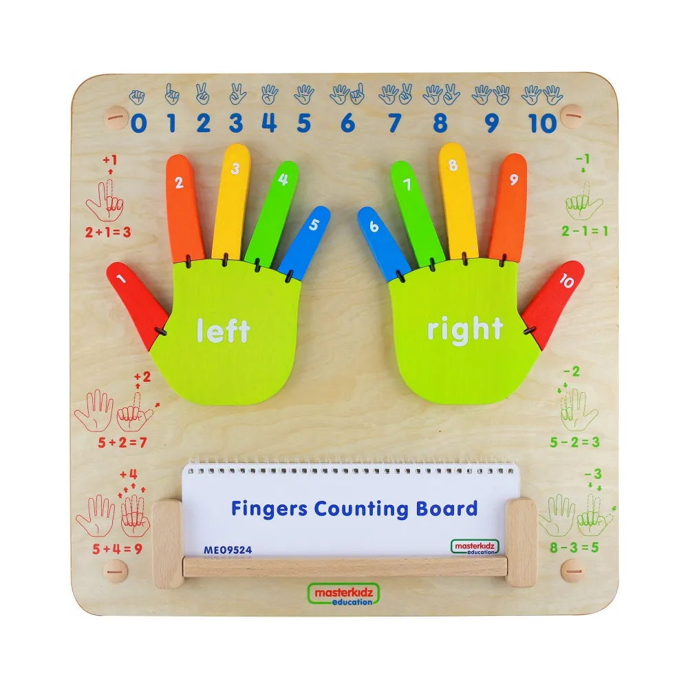MASTERKIDZ Nauka Liczenia Ścienna Tablica Sensoryczna Flex Montessori