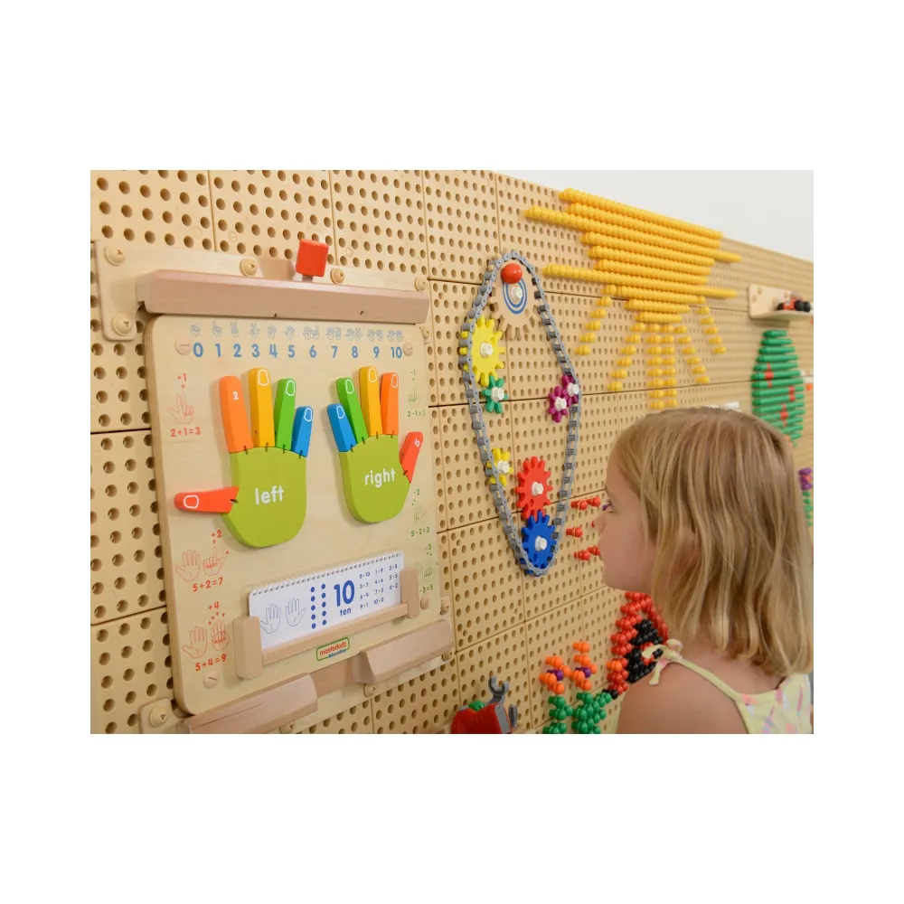 MASTERKIDZ Nauka Liczenia Ścienna Tablica Sensoryczna Flex Montessori