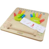 MASTERKIDZ Nauka Liczenia Ścienna Tablica Sensoryczna Flex Montessori