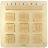 MASTERKIDZ Sensoryczna Tablica Ścienna Rozpoznawanie Faktury Powierzchni