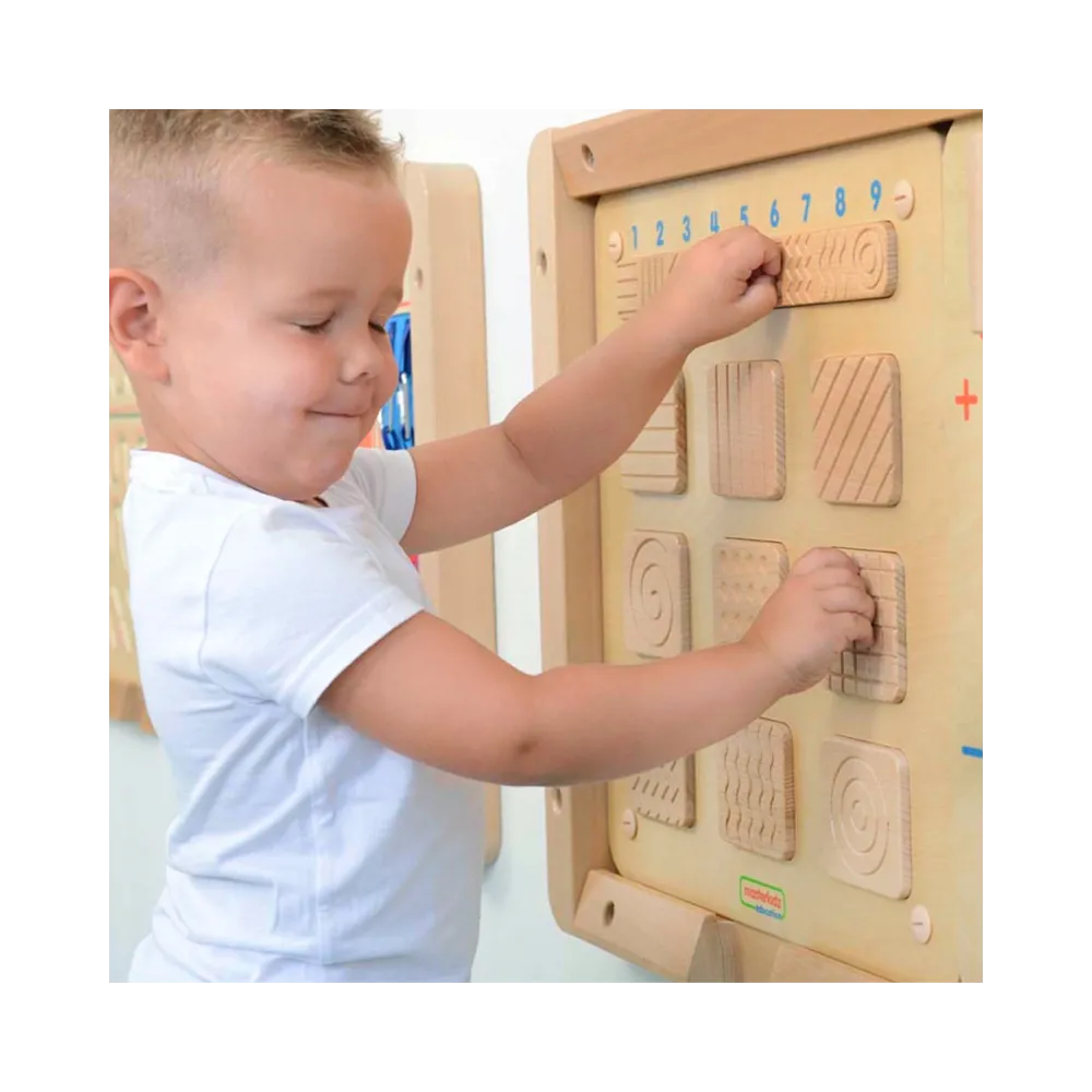 MASTERKIDZ Sensoryczna Tablica Ścienna Rozpoznawanie Faktury Powierzchni