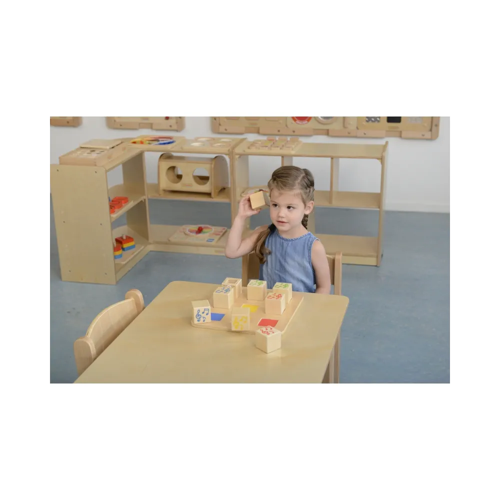 MASTERKIDZ Drewniany Sorter Sensoryczny Łączenie Dźwięków Montessori