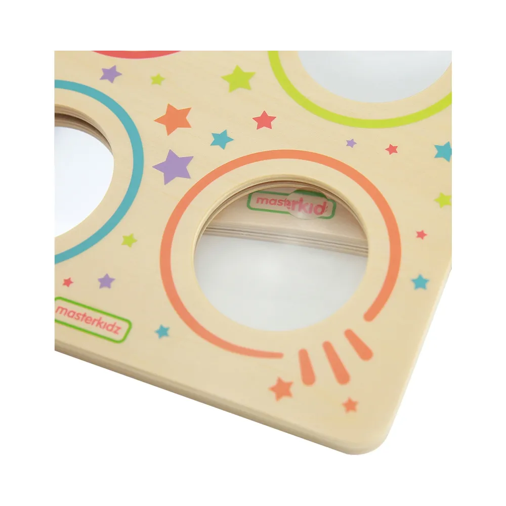 MASTERKIDZ Sensoryczna Tablica Lustra I Soczewki Zakrzywienia Obrazu Montessori