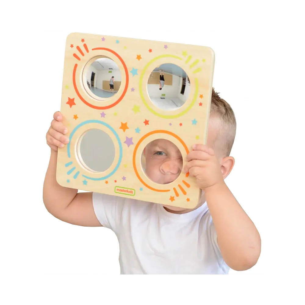 MASTERKIDZ Sensoryczna Tablica Lustra I Soczewki Zakrzywienia Obrazu Montessori