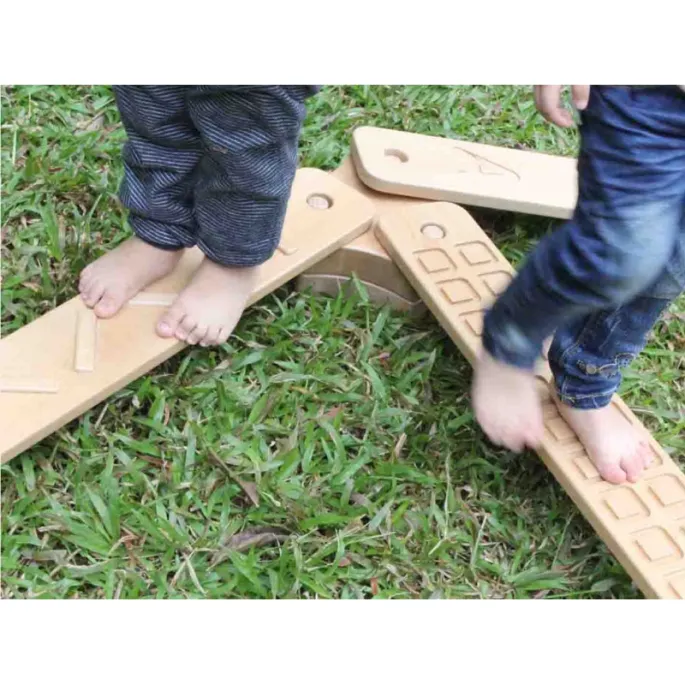 Ekologiczne zabawki do treningu równowagi dla najmłodszych