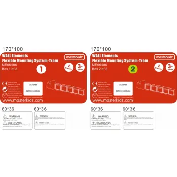 Elastyczny system wymiany tablic edukacyjnych dla dzieci Masterkidz