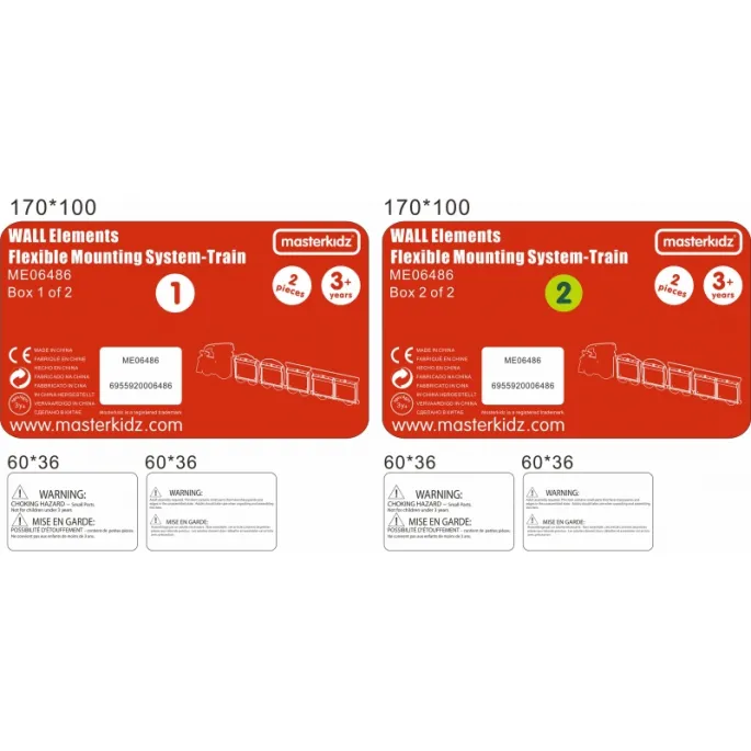 Elastyczny system wymiany tablic edukacyjnych dla dzieci Masterkidz