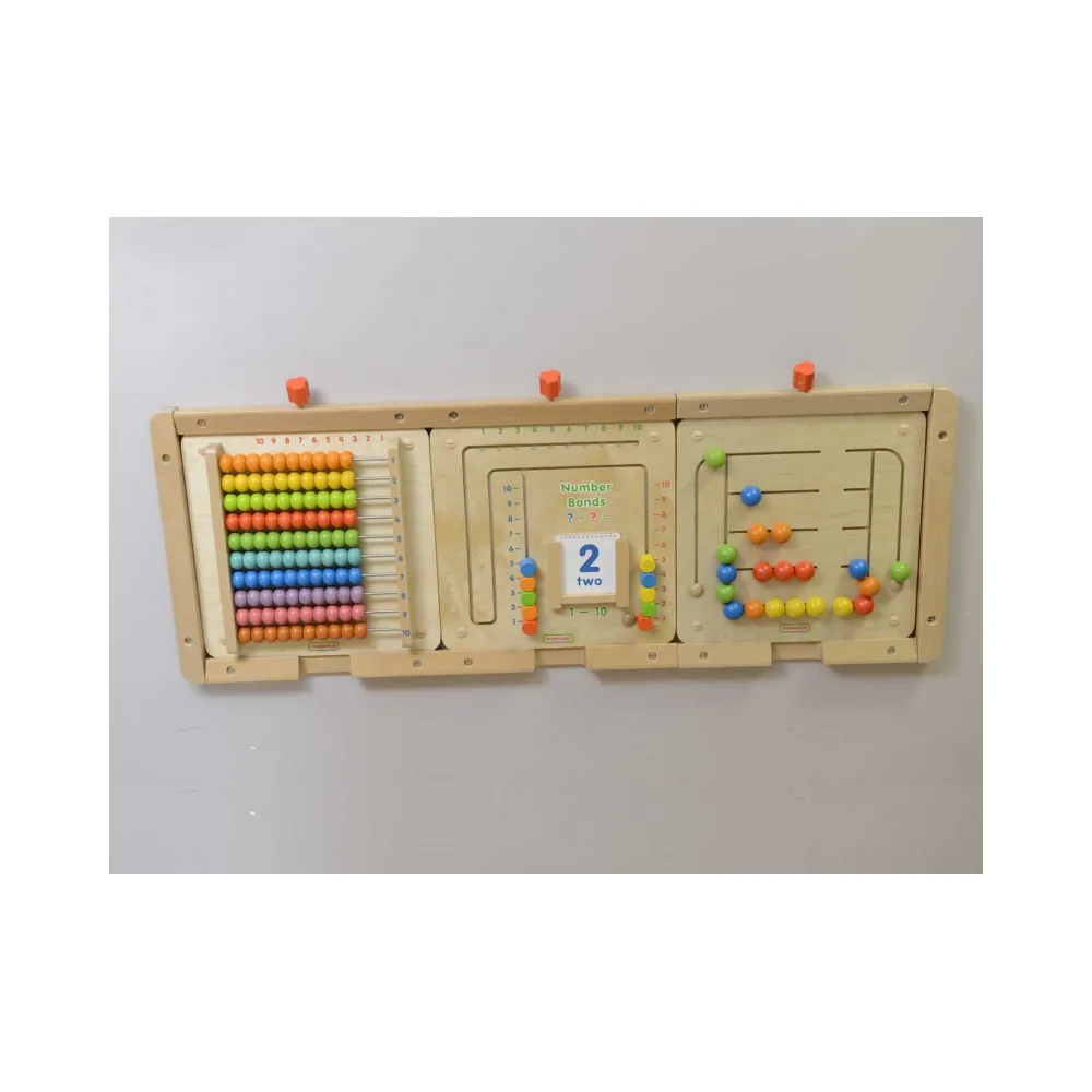 MASTERKIDZ Górna i Dolna Belka do Montażu 1 Tablicy Edukacyjnej Flex