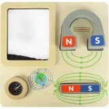 MASTERKIDZ Zabawa Magnetyczna Tablica Edukacyjna Kompas Montessori