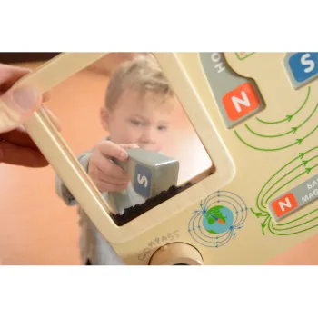 MASTERKIDZ Zabawa Magnetyczna Tablica Edukacyjna Kompas Montessori