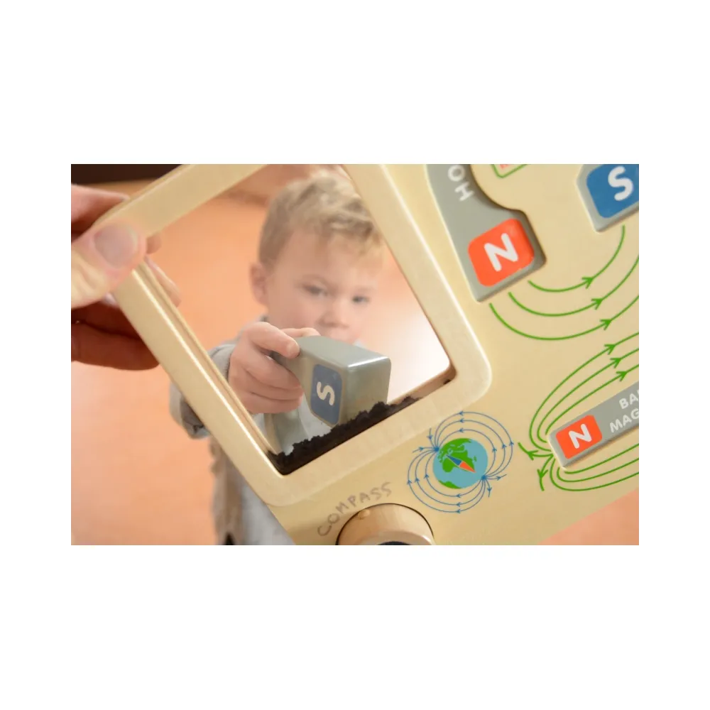 MASTERKIDZ Zabawa Magnetyczna Tablica Edukacyjna Kompas Montessori