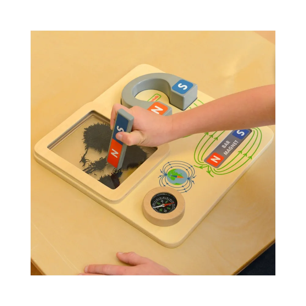 MASTERKIDZ Zabawa Magnetyczna Tablica Edukacyjna Kompas Montessori