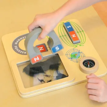 MASTERKIDZ Zabawa Magnetyczna Tablica Edukacyjna Kompas Montessori