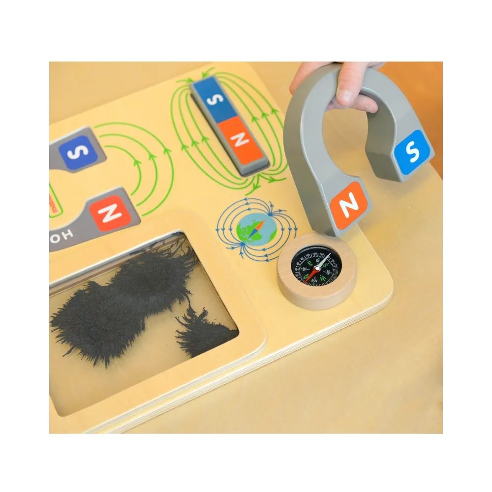 MASTERKIDZ Zabawa Magnetyczna Tablica Edukacyjna Kompas Montessori