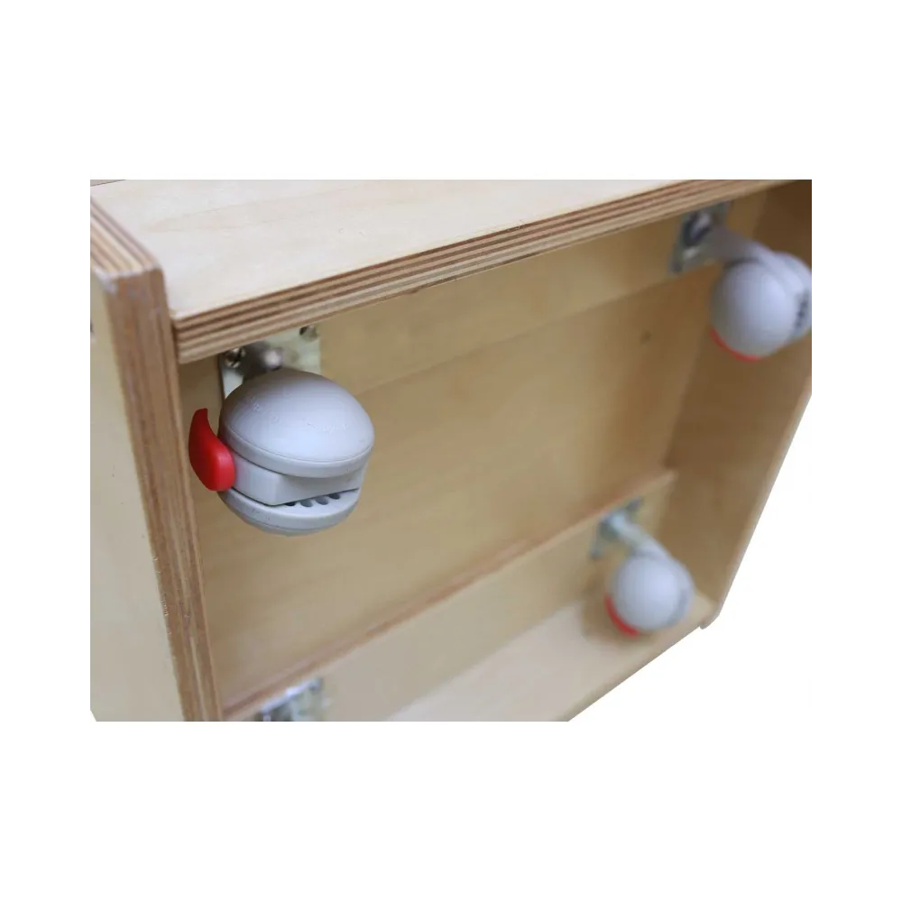 MASTERKIDZ Szafeczka Do Przechowywania Tabliczek Edukacyjnych I Gier 10 Sztuk Kółka