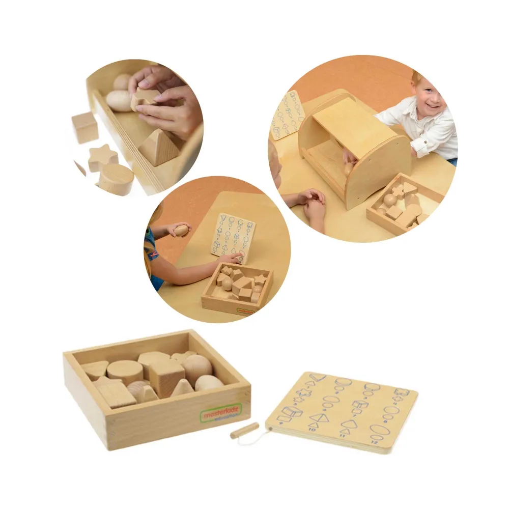 MASTERKIDZ Zgaduj Dotykiem Odgadnij Kształty 12 Elementów