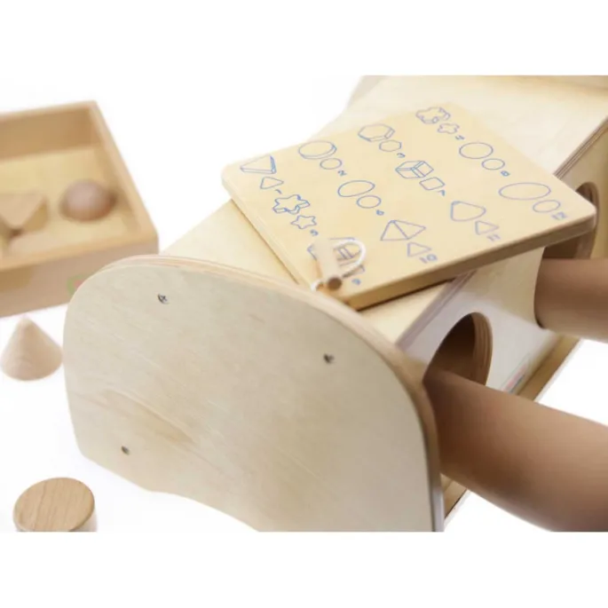 Drewniane bloki do rozwijania umiejętności manualnych