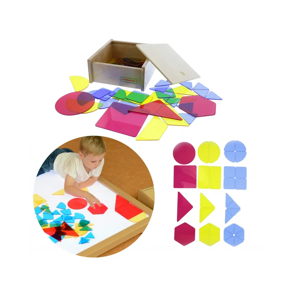 MASTERKIDZ Półprzezroczyste Kształty Geometryczne