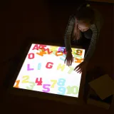 MASTERKIDZ Przezroczyste Cyfry i Litery 38 szt. Montessori