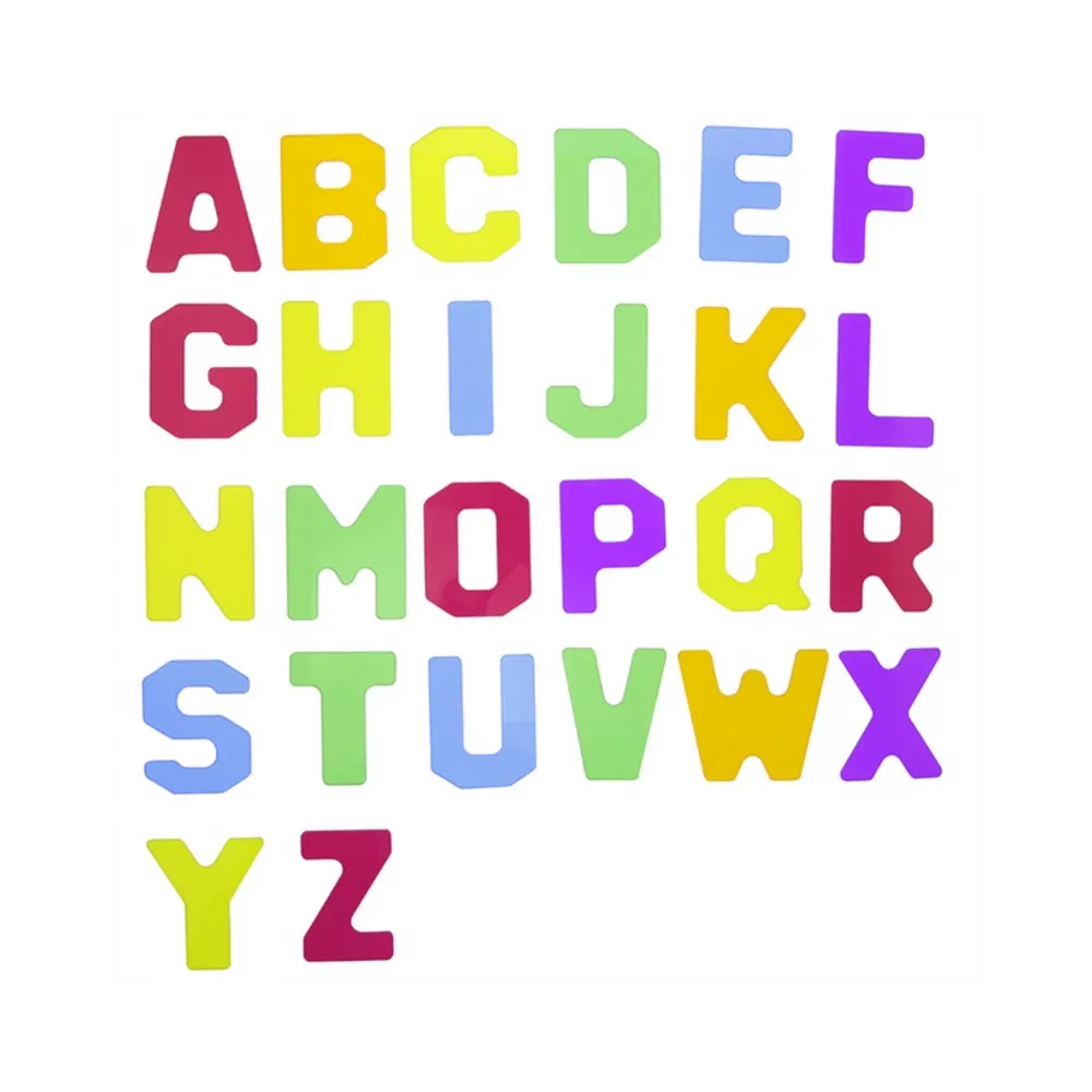 MASTERKIDZ Przezroczyste Cyfry i Litery 38 szt. Montessori