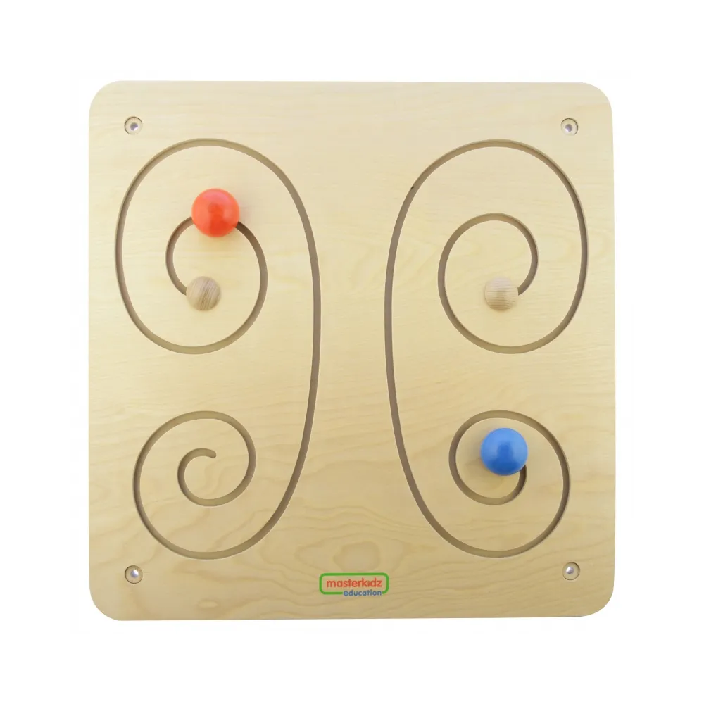 MASTERKIDZ Tablica Przesuwna Kształt Motyla Montessori