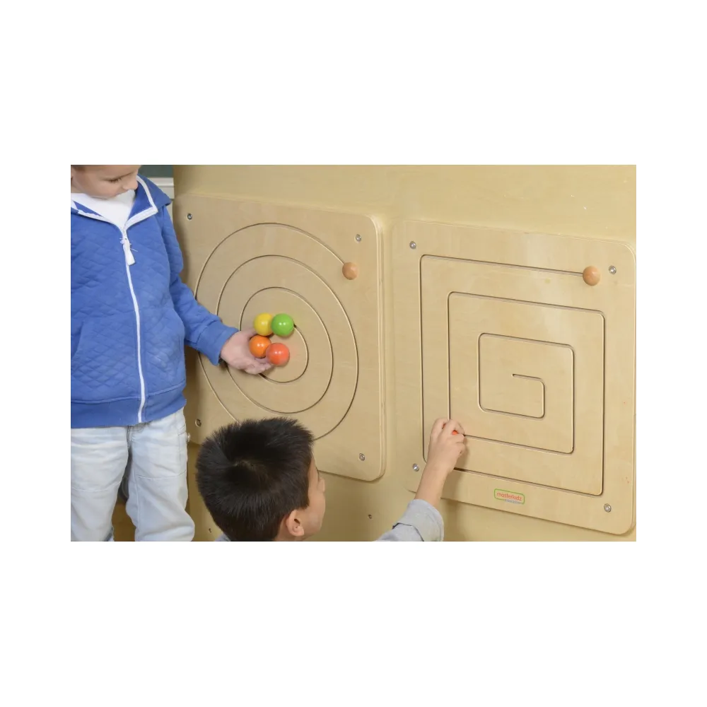 MASTERKIDZ Tablica Przesuwna Spiralny Labirynt Montessori