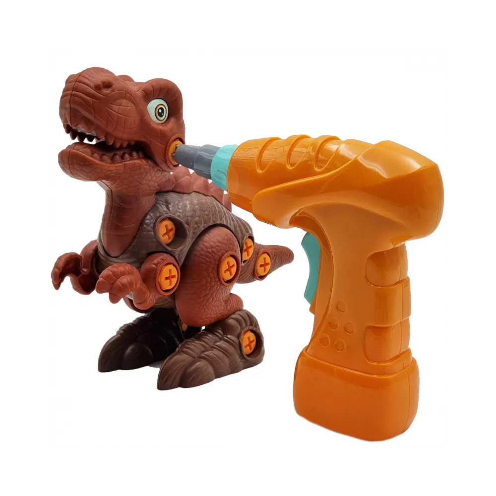 WOOPIE Dinozaur do Skręcania Zestaw Konstrukcyjny + Wiertarka 31 el.