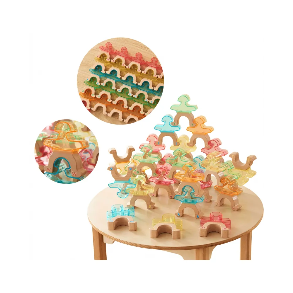 MASTERKIDZ Gra zręcznościowa Balansujące ludziki Figurki alfabet 26 szt.