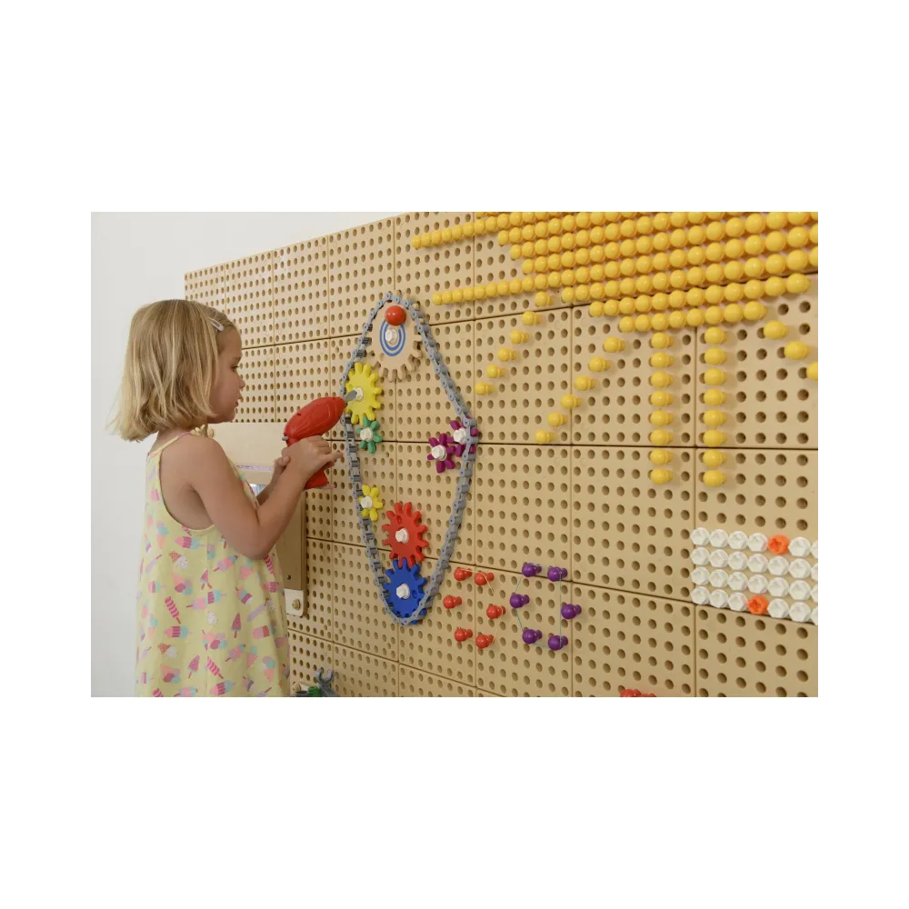 MASTERKIDZ Koła Zębate i Łańcuch 79 El. Zbuduj Własny Mechanizm Do Tablic STEAM