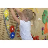 MASTERKIDZ Koła Zębate i Łańcuch 79 El. Zbuduj Własny Mechanizm Do Tablic STEAM