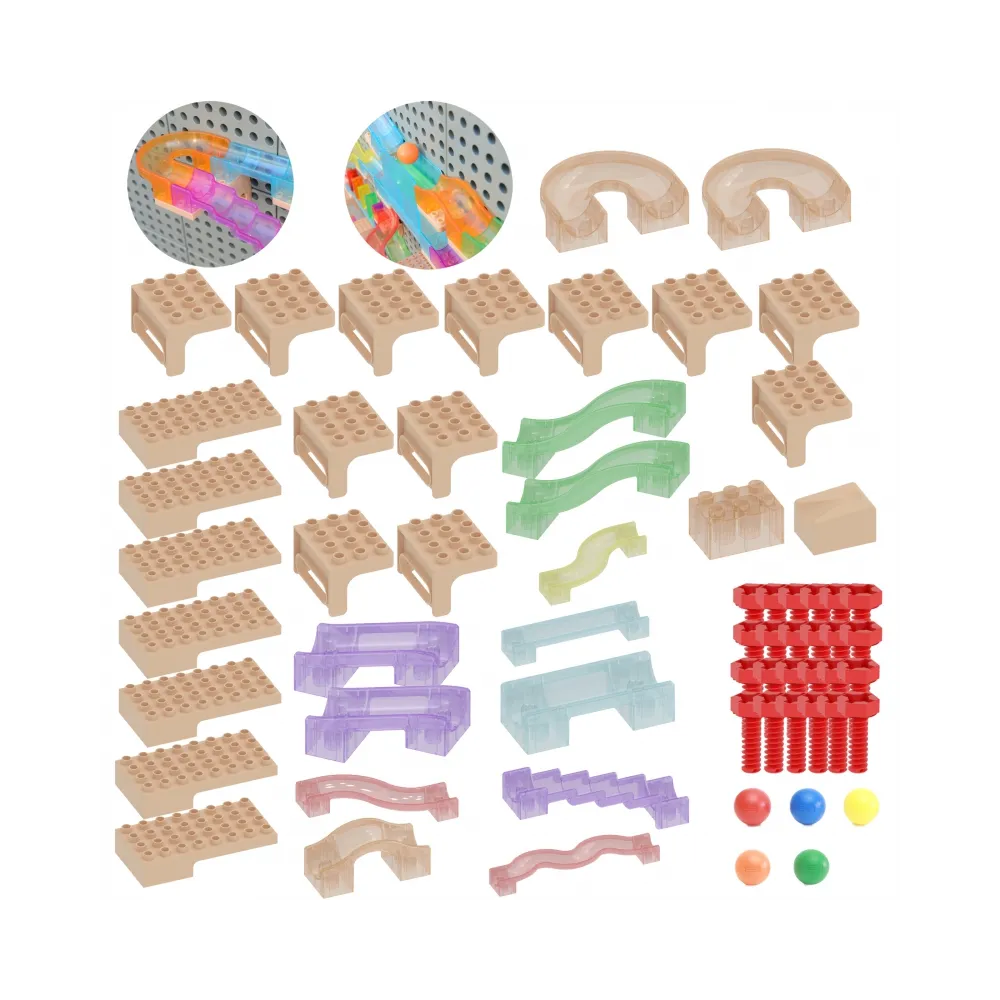 MASTERKIDZ Zestaw Konstrukcyjny Tor dla Piłek do Tablica STEM 63 el.
