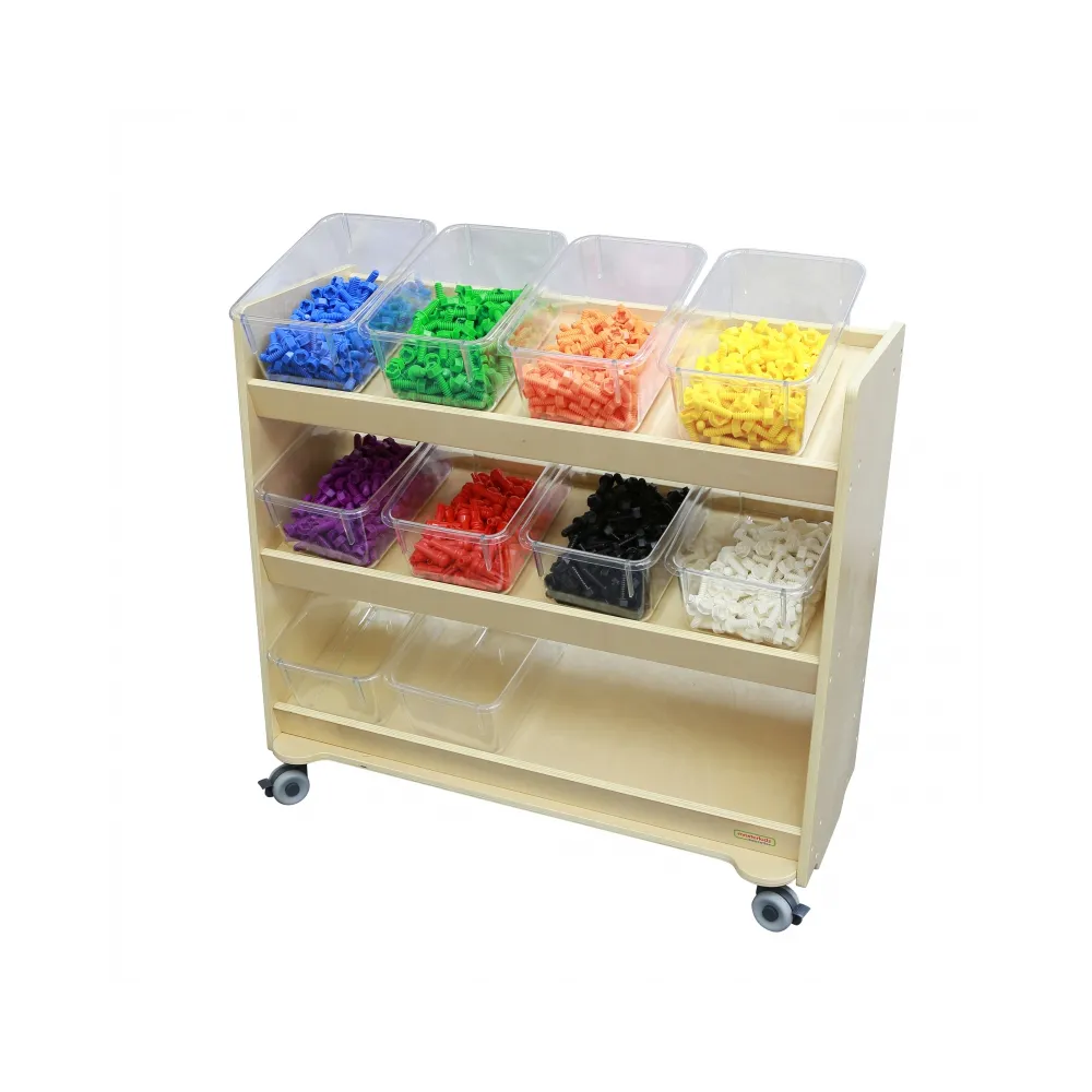 MASTERKIDZ Akrylowe Pojemniki Na Elementy Do Tablicy STEM 6 Sztuk