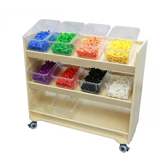 Wytrzymałe pojemniki do organizacji zabawek dla dzieci