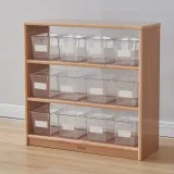 MASTERKIDZ Akrylowe Pojemniki Na Elementy Do Tablicy STEM 6 Sztuk