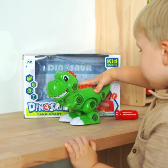 Zestaw konstrukcyjny WOOPIE z dinozaurem Tyranozaurem