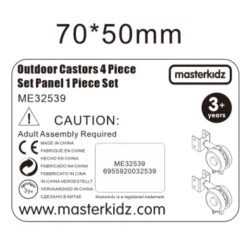 MASTERKIDZ Kółka do Tablicy Wolnostojących STEM 4 szt.