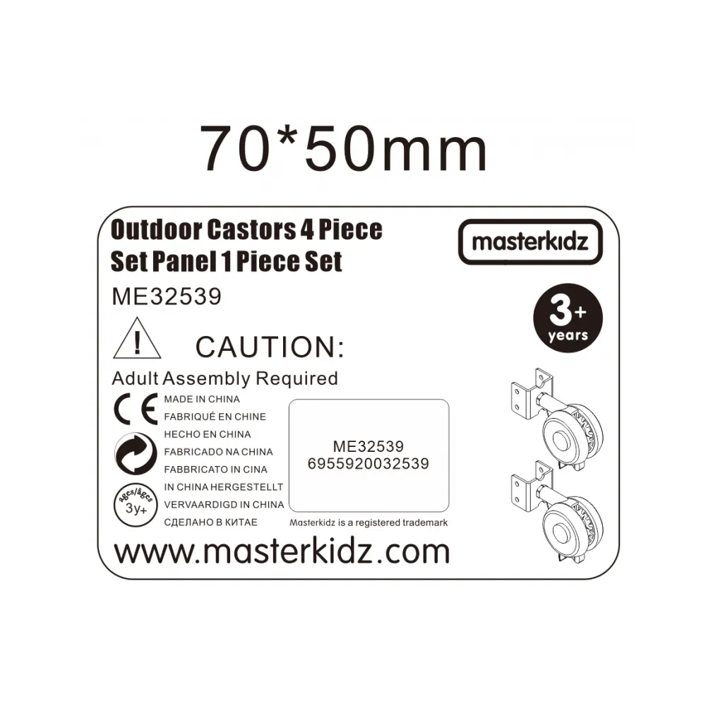 MASTERKIDZ Kółka do Tablicy Wolnostojących STEM 4 szt.