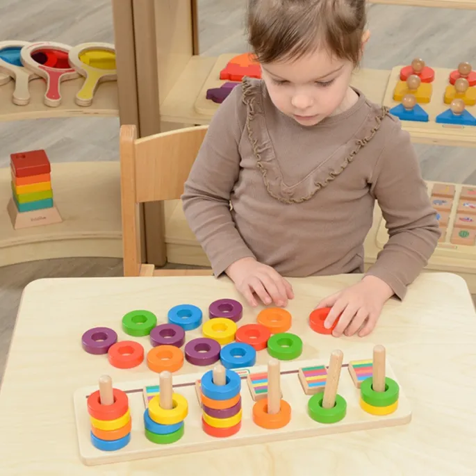 Zestaw do sortowania kolorów i liczenia dla dzieci