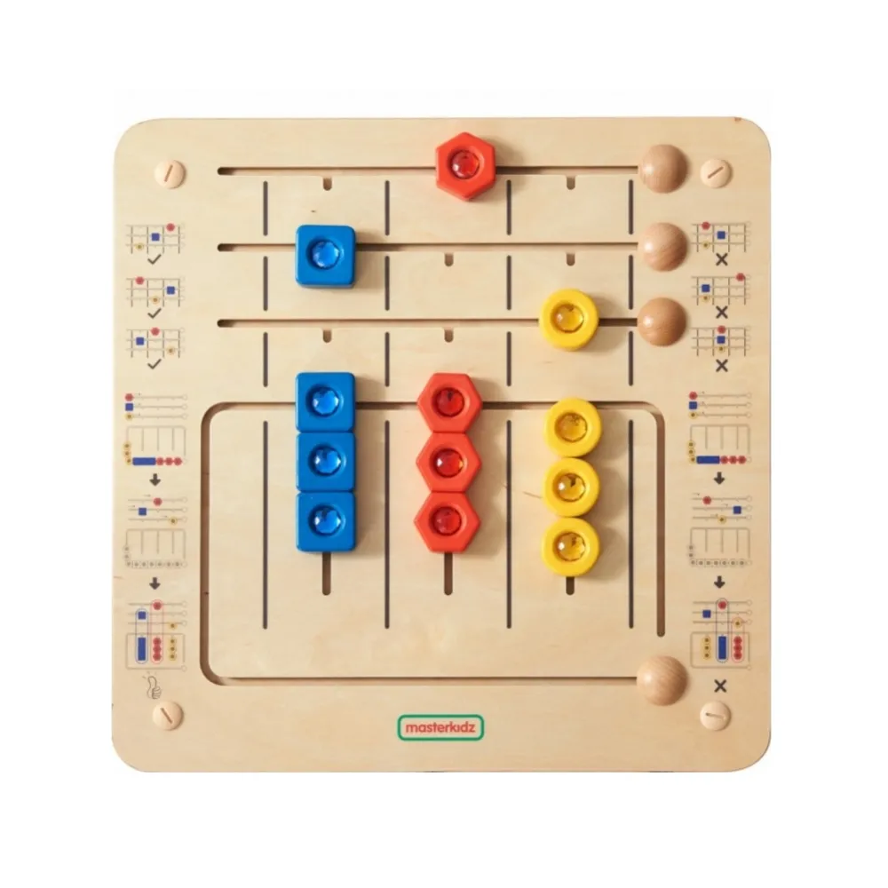 MASTERKIDZ Układanka Sortowanie Diamentów - Tablica Ścienna Edukacyjna Montessori