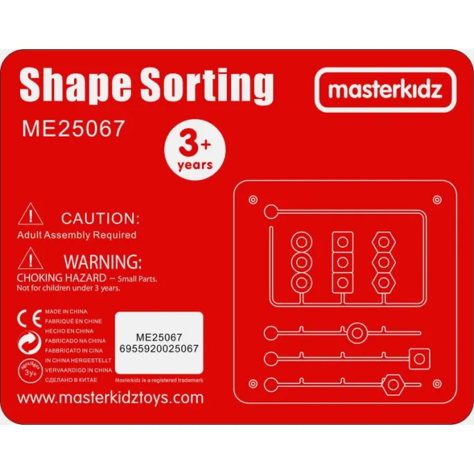 Wielofunkcyjna tablica edukacyjna do nauki kolorów