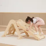 VIGA Drewniana Zjeżdżalnia Prosta Ścianka Wspinaczkowa