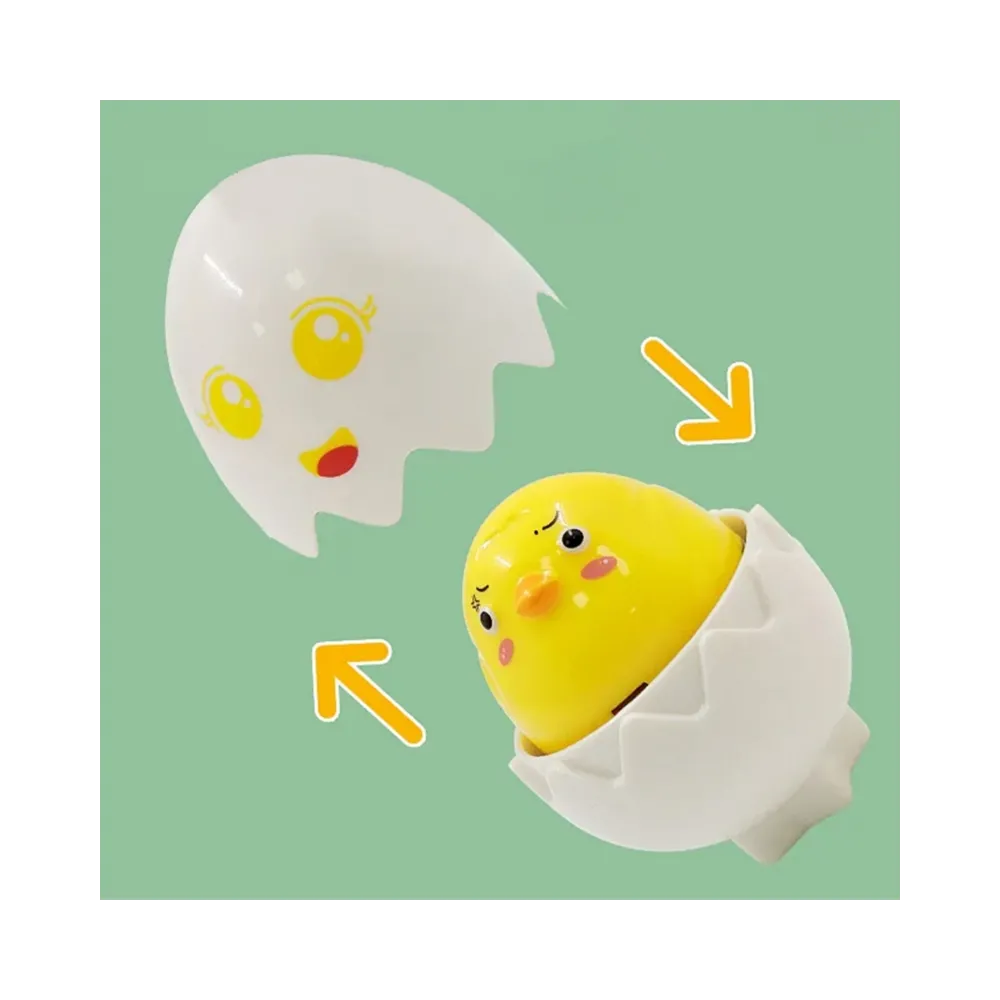 WOOPIE Układanka Sorter Montessori Dopasuj Kształty Wesołe Kurczaczki Jajka 6szt