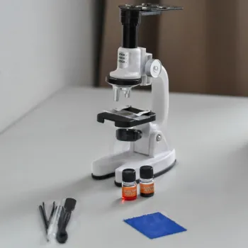 WOOPIE Mikroskop Cyfrowy LED Przybliżenie do 1200x Zestaw XXL z Adapterem do Smartfona