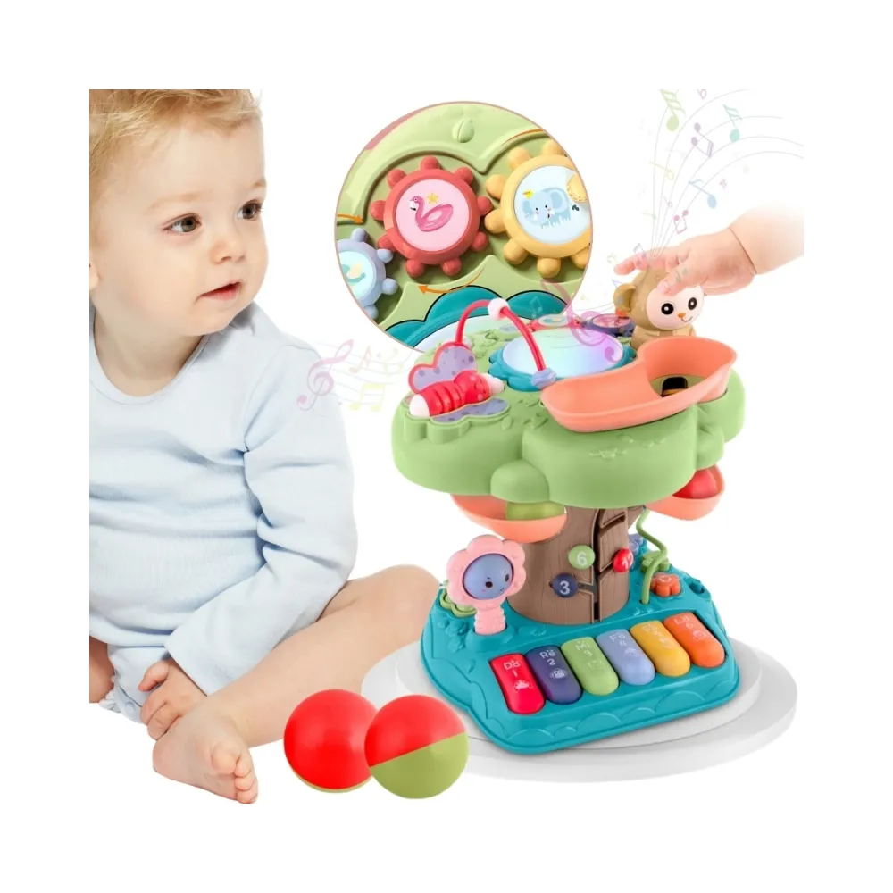 Interaktywne Drzewko Edukacyjne Pianino Led