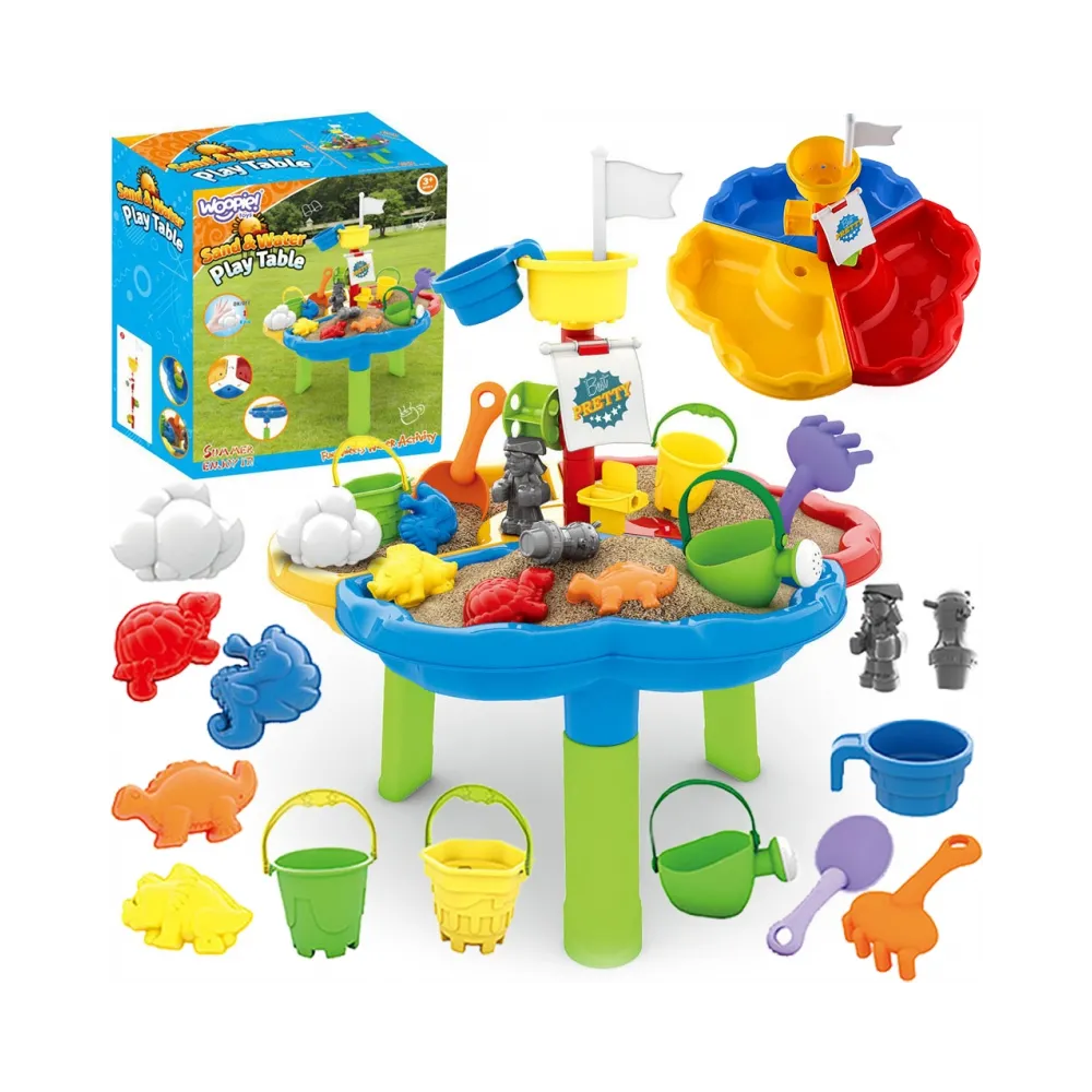 WOOPIE Stolik Wodny Piaskownica 3w1 Statek Piracki 13 el.