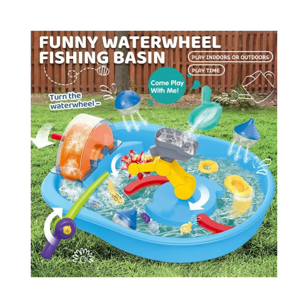 WOOPIE Tor Wodny 2w1 Gra Łowienie Rybek 14el.