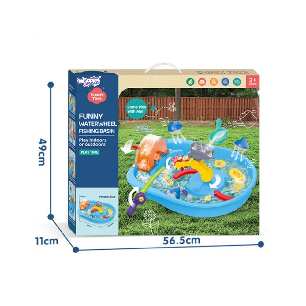 WOOPIE Tor Wodny 2w1 Gra Łowienie Rybek 14el.