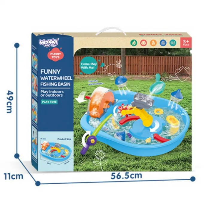 Tor wodny 2w1 do zabawy w pomieszczeniach i na zewnątrz