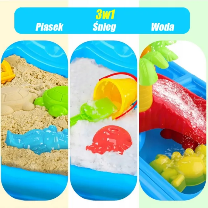 Zestaw do zabawy w piasku i wodzie